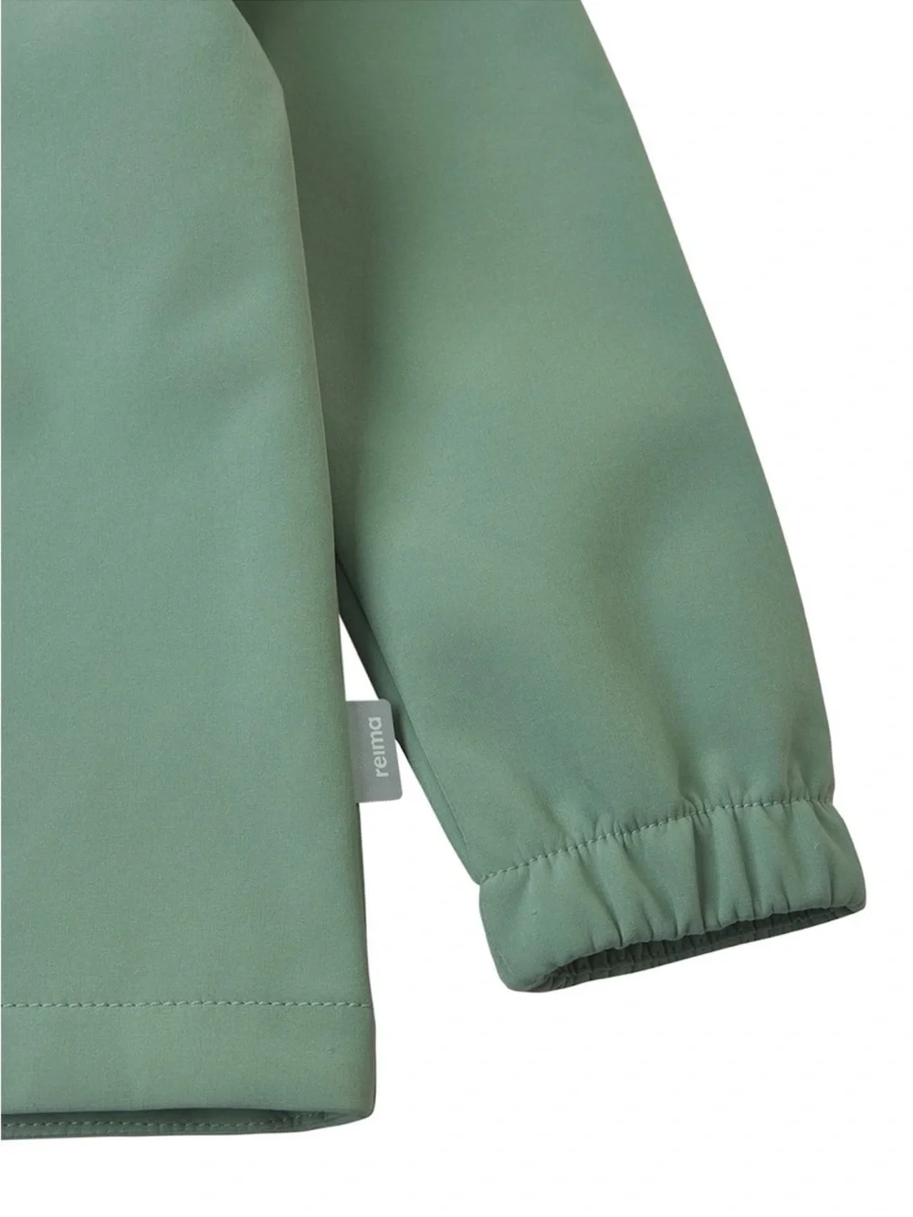 Reima Kids' Green Vantti Soft Shell Fleece-Lined Waterproof Jacket—8Y